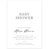Minimalist Baby Shower Invitation | www.foreveryourprints.com