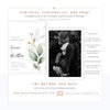 Eucalyptus Wedding Invitation | www.foreveryourprints.com
