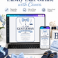 Little gentleman baby shower invitation with blue bow tie, tuxedo shirt details, navy buttons, pocket square, mustache, ribbon banner, and elegant baby boy design