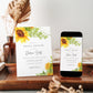 Sunflower Bridal Shower Invitation | www.foreveryourprints.com