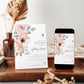 Floral Baptism Invitation | www.foreveryourprints.com