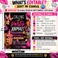 Party Animals birthday invitation with giraffe, zebra, lion, and parrot wearing party hats and pink sunglasses for a girls zoo birthday party