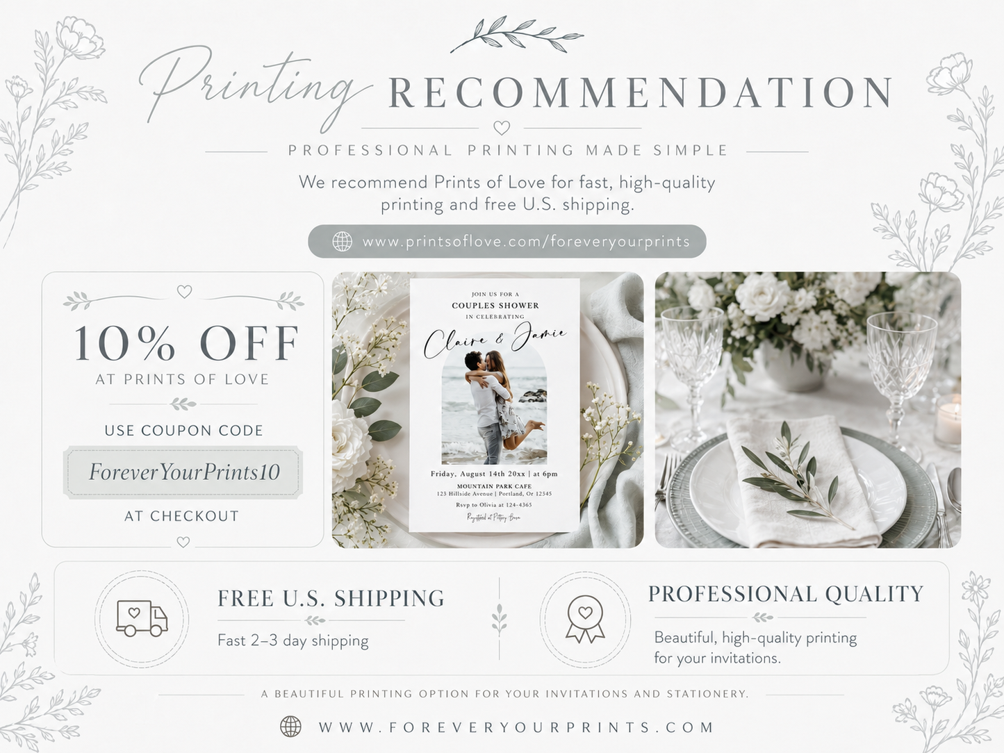Magnolia Engagement Party Invitation