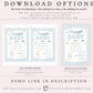 Bunny Baby Boy Shower Invitation | www.foreveryourprints.com