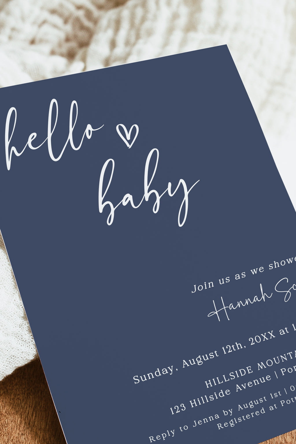Boy Baby Shower Invitation | www.foreveryourprints.com