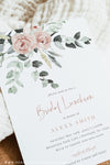 Bridal Luncheon Invitation Template | www.foreveryourprints.com