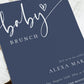 Baby Brunch Shower Invitation | www.foreveryourprints.com
