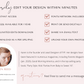 Editable Invitation Templates with Corjl | www.foreveryourprints.com