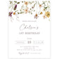 Wildflower 1st Birthday Invitation | www.foreveryourprints.com