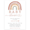 Rainbow Baby Shower Invitation | www.foreveryourprints.com