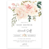 Floral Baby Girl Shower Invitation | www.foreveryourprints.com