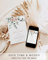 Bridal Luncheon Invitation Template | www.foreveryourprints.com