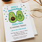 Baby Shower Invitation Holy Guacamole | www.foreveryourprints.com