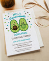 Baby Shower Invitation Holy Guacamole | www.foreveryourprints.com