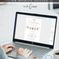 Little cowboy baby shower invitation template with watercolor western elements including boots, cowboy hat, and sheriff star badge, editable in Canva