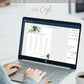 Botanical Seating Chart Template | www.foreveryourprints.com
