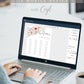 Floral Seating Chart Template | www.foreveryourprints.com