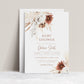 Boho Floral Baby Shower Invite | www.foreveryourprints.com