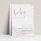 Modern Baby Shower Invitation | www.foreveryourprints.com