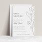 Classic Baby Shower Invitation | www.foreveryourprints.com