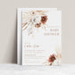 Boho Baby Shower Invitation | www.foreveryourprints.com