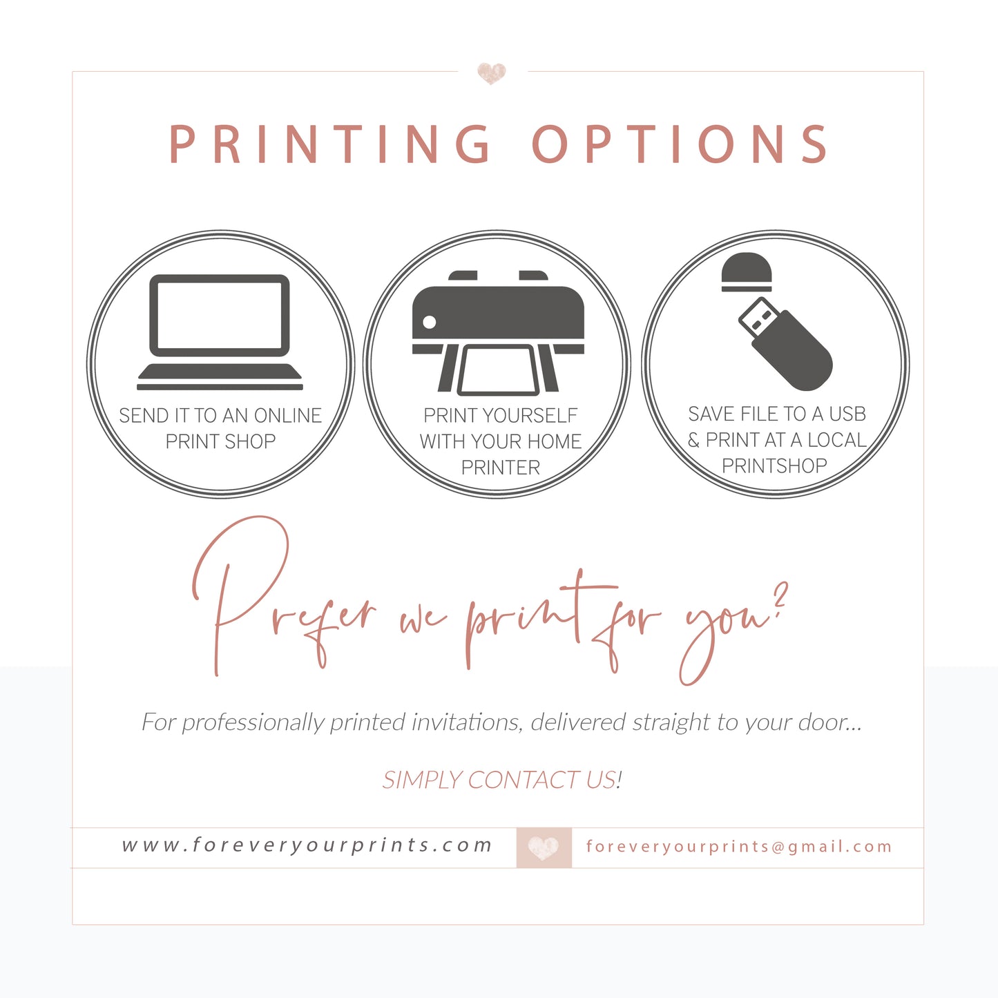 Editable Wedding Invitations with Corjl | www.foreveryourprints.com