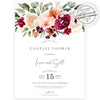 Floral Couples Baby Shower Invitation | www.foreveryourprints.com