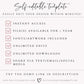 Edit Yourself Bridal Shower Invitation | www.foreveryourprints.com