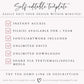 Edit Yourself Bridal Shower Invitation | www.foreveryourprints.com