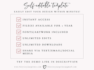 Editable Templates | www.foreveryourprints.com
