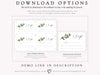 Greenery Wedding RSVP Reply Card | www.foreveryourprints.com