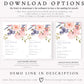 Floral Garden Baby Shower Invitation | www.foreveryourprints.com