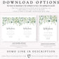Greenery Bridal Shower Invitation | www.foreveryourprints.com
