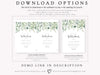 Greenery Bridal Shower Invitation | www.foreveryourprints.com