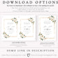 White Magnolias Wedding Invitation | www.foreveryourprints.com