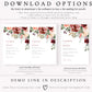 Fall Garden Wedding Invitation | www.foreveryourprints.com