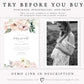 Floral Baby Sprinkle Invitation | www.foreveryourprints.com