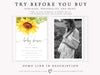 Sunflower Baby Shower Invitation | www.foreveryourprints.com