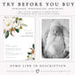 Magnolia Floral Baby Shower Invitation | www.foreveryourprints.com