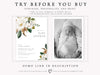 Magnolia Floral Baby Shower Invitation | www.foreveryourprints.com