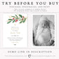 Winter Baptism Invitation | www.foreveryourprints.com