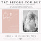 Minimalist Baby Girl Shower Invite| www.foreveryourprints.com