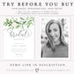 Greenery Bridal Shower Invitation | www.foreveryourprints.com