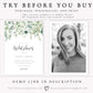 Greenery Bridal Shower Invitation | www.foreveryourprints.com