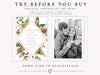 Rustic Winter Wedding Invitation | www.foreveryourprints.com