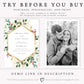 Winter Wedding Invitation | www.foreveryourprints.com