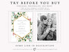 Winter Wedding Invitation | www.foreveryourprints.com