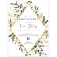 Greenery Baby Shower Invitation | www.foreveryourprints.com