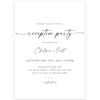 Classic Elopement Party Invitation | www.foreveryourprints.com