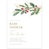Winter Berries Baby Shower Invitation | www.foreveryourprints.com